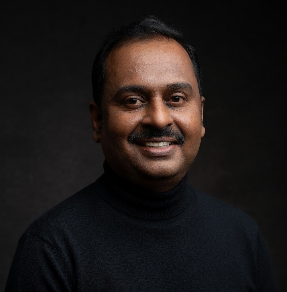 Portrait of Mohan Venkatesh, Senior UX Designer and AUX Specialist